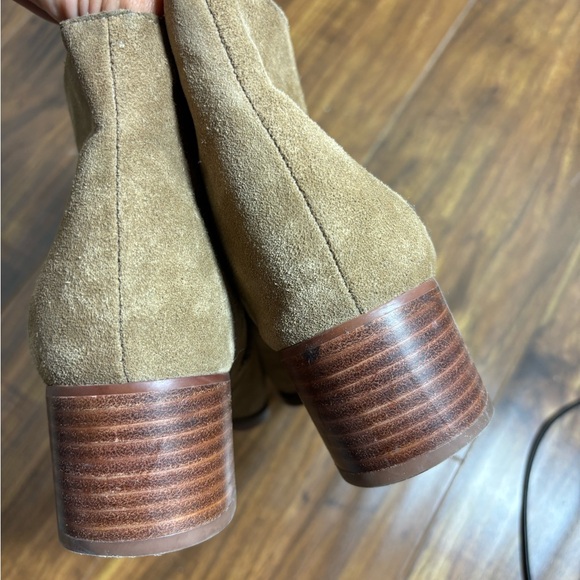 Franco sarto brown suede ankle boots size 8.5 - Picture 4 of 6